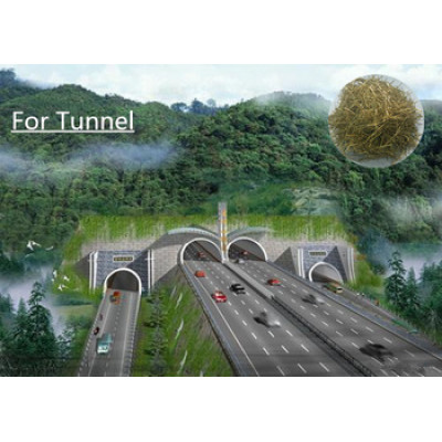 Tensile Strength >2800MPa Copper Coated Micro Steel Fiber