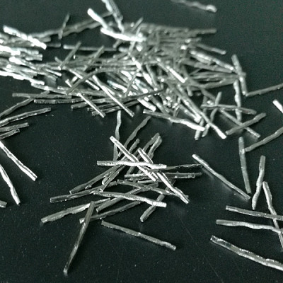 Schlitzblech-Edelstahl-Faser für Druckfestigkeit in den refraktären Materialien