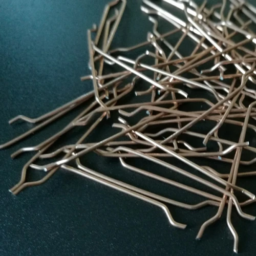 Micro Steel Fiber Brass Alloy /Concrete Hooked Steel Fiber