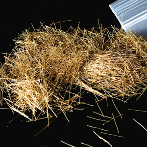 Stainless Plated Micro High Tenacity Steel Fiber Copper Coated Steel Fiber