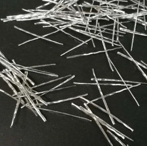 Slit sheet-flat steel fiber