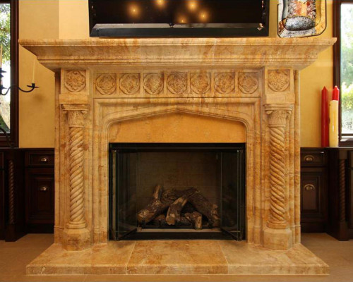 How to clean and maintain marble stone fireplace?