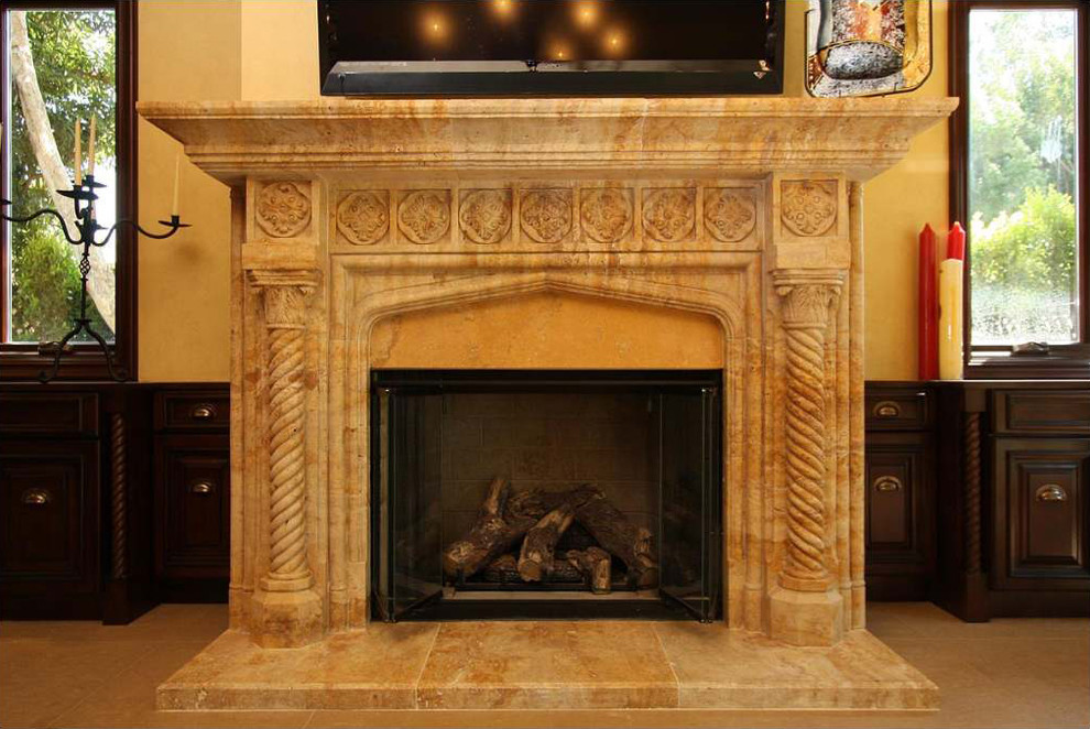 How to clean and maintain marble stone fireplace?