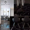 Factory Price China Black Marble With White Veins Nero Marquina Marble Slab