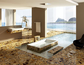 Дизайн ванной комнаты Gemstone Jasper