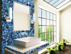 Design Blue Agate Classic Bathroom 