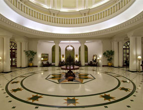 hotel Design marble Medallion Pattern for lobby