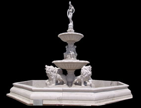 Lion Marble Water Fountain