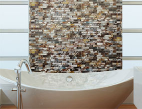 Modern Shell Mosaic Bathroom Wall Tile