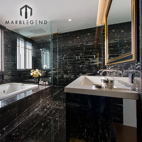 إيطاليا نيرو سيلفر بورتورو ماربل بلاس PFM Silver Dragon Black Marble