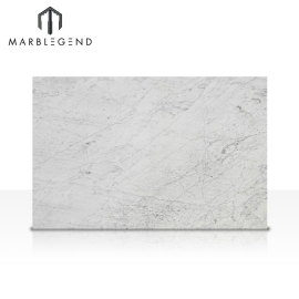 Италия Белый мрамор Bianco Carrara White Полированная мраморная плита