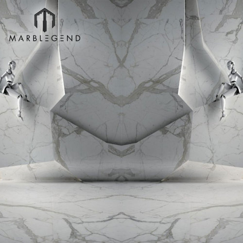 Style Selections Италия Calacatta Vagli Oro Белый мраморный пол и настенная плитка