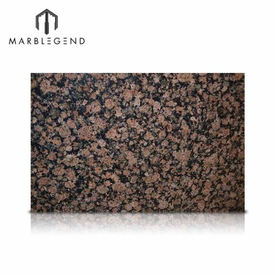 Chinese Natural Dark Brown Granite Baltic Brown Granite Slab For