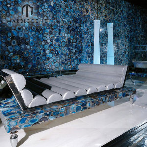 Лучшие идеи о домашнем декоре интерьера Синяя агатовая плитка Каменная цена Агат столешницы