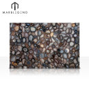 Estilo occidental para losas de piedra de ágata natural Dedor superior de pared y barra de salón