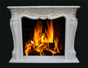 Marble Fireplace Surround Mentle