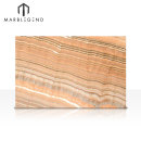 PFM Piedra natural Pulido Arco Iris Corte de vena Onyx Losa de mármol