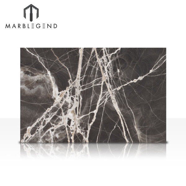 PFM Luxury Backlit Black Onyx Marble Panel Té Onyx Slabs Precio