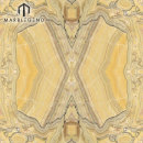 Bookmatched Wood Veins Savana Onyx Slab Yellow Onyx Mármol Precio