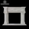 Custom Design European Style Natural Stone Carving Marble Fireplace Mantel