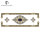 Плитка медальона пола мрамора типа нестандартной конструкции прямоугольная водоструйная