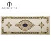 Custom Design Rectangle Style Marble Waterjet Floor Medallion Tile