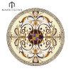 Custom Waterjet Round Floor Medallion Design Marble Arabic Majlis Inlay