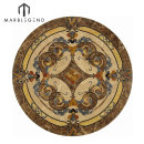 Vernazza Series Round Marble Inlay Marble Floor Medallion Tile A La Venta