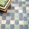 factory price china bathroom glass mosaic tile designs crystal mosaic tiles glass backsplash green mix blue pool mosaic tiles