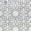 Nuevo mosaico de mosaico de piedra de mármol blanco popular del diseño para el hogar