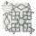 Nuevo mosaico de mosaico de piedra de mármol blanco popular del diseño para el hogar