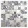 PFM Backsplash Decor Random Size Stainless Steels Metal Mosaic Tile