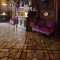 Luxury Design Stainless Steel Oak Wood Inlay Solid Wood Parquet Flooring Tiles