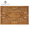 Classic Rectangle Carpet Engineered Pattern Wood Floor Inlay Medallion Flooring