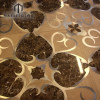 Royalty Hand Made Flower Pattern Marble Wood Inlay Flooring Parquet