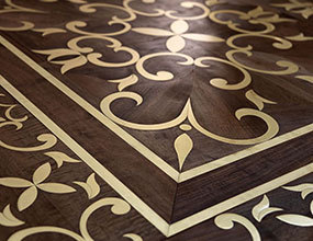 Wood Flooring Inlay Gallery Carpet Inlay In Hardwood Floor