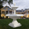 Small Garden Decoration White Marble Water Fountain