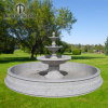 High quality three tiers garden marble water fountains for sale