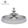 High quality three tiers garden marble water fountains for sale
