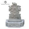 Indoor Natural white marble Wall water fountain with angel statue
