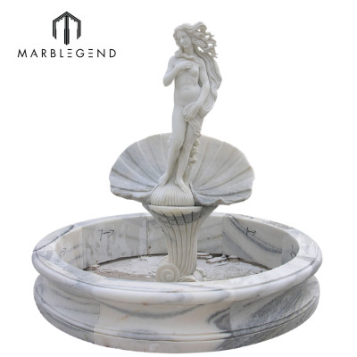 Customized size mermaid statue garden water fountain for outdoor decoration