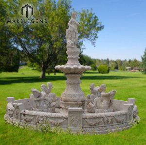 Оптовая Открытый Сад Мраморный фонтан фонтан