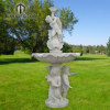 Factory price outdoor natural white marble water fountain with high quality