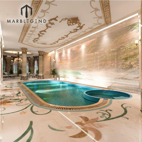 Luxury house interior swimming pool 3D design services