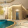 Casa de lujo interior piscina servicios de diseño 3D.