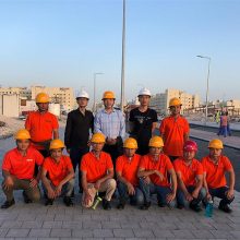 PFM's project about marble tile installation in Doha