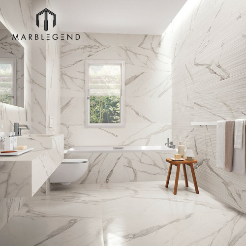 Classical Carrara White Marble Natural Stone for Interior Villa