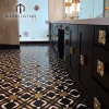 Luxury style flooring design brass inlay waterjet Mosaic Tile