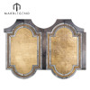 PFM interior wall decor inara strathmore brass and marble waterjet mosaic tile