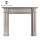 Simple design hand carved white marble stone fireplace surround